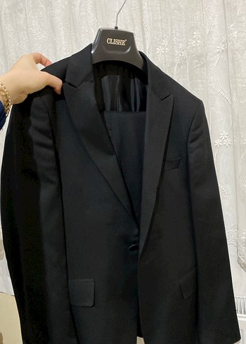 CLISHE Siyah Düğmeli Erkek Takım Elbise Ceket - Görsel 9