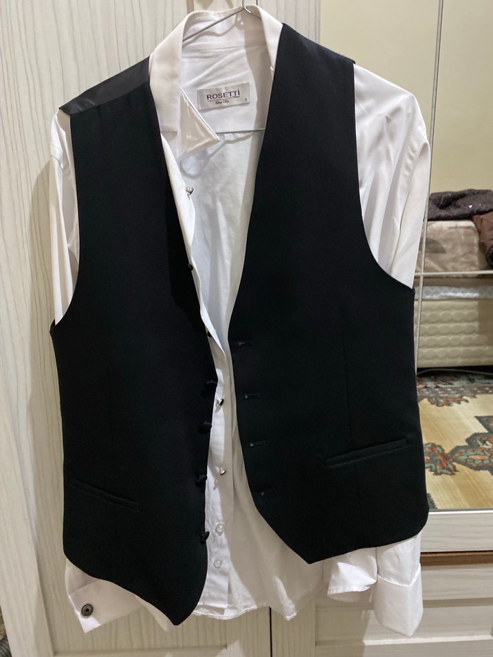 CLISHE Siyah Düğmeli Erkek Takım Elbise Ceket - Görsel 5