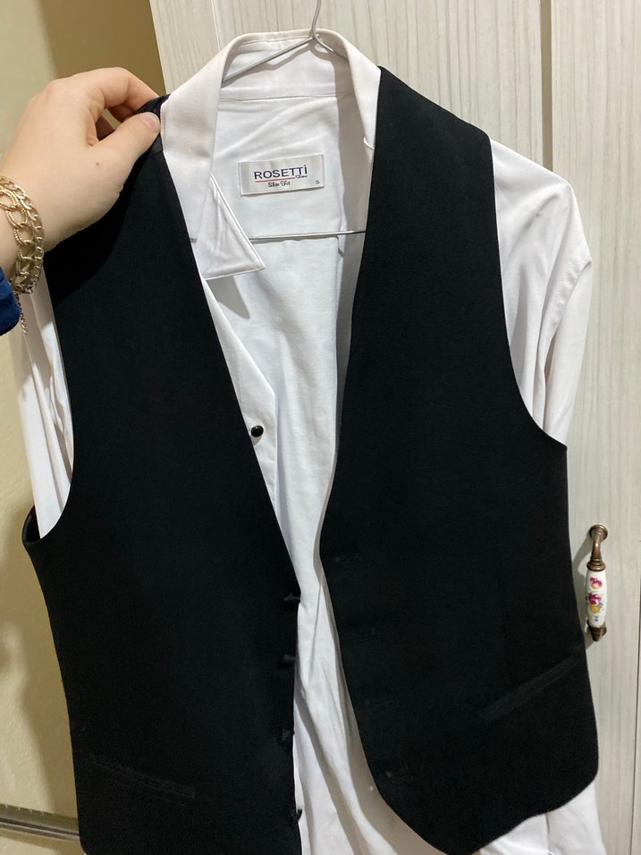 CLISHE Siyah Düğmeli Erkek Takım Elbise Ceket - Görsel 4