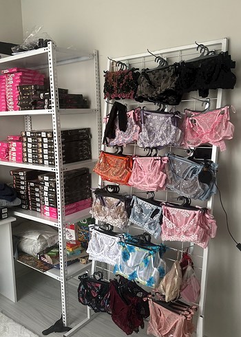 Nakışlı Pembe Midi Sütyen Takımı - Görsel 5