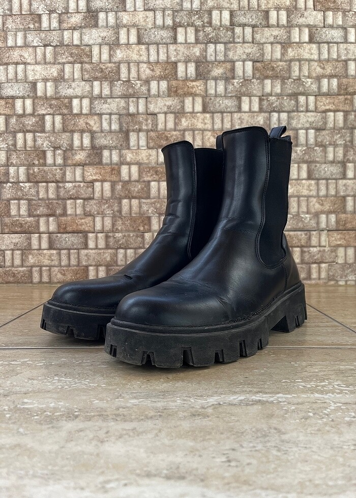 Bershka suni deri chelsea bot - Görsel 3