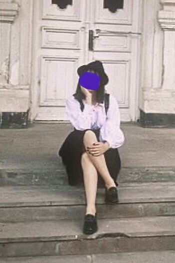 Deri görünümlü pileli etek