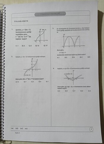  Eyüp B AYT Matematik video ders notları 