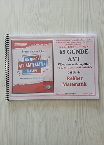 65 Günde AYT Matematik