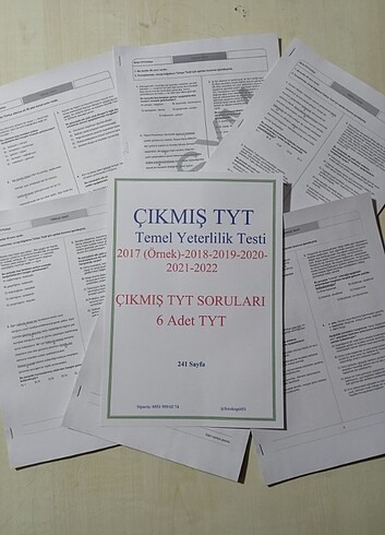 Çıkmış TYT Soruları 