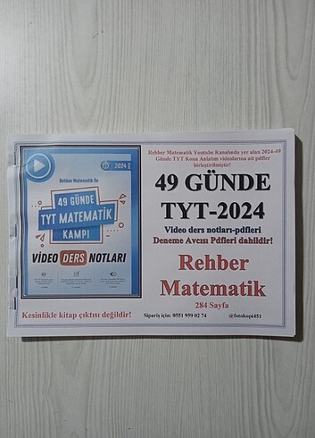 49 Günde TYT Matematik 2024