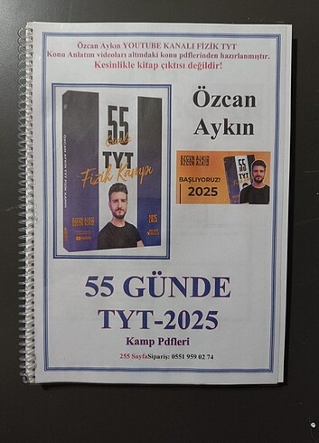 55 Günde TYT Fizik 2025