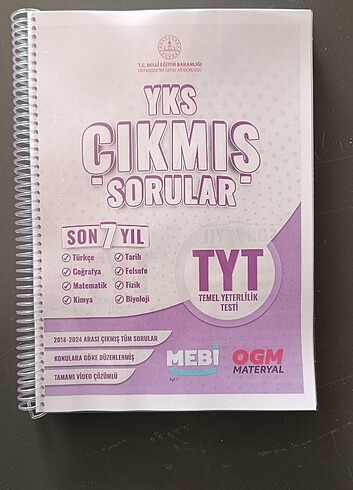 MEB'i TYT Çıkmış Sorular 