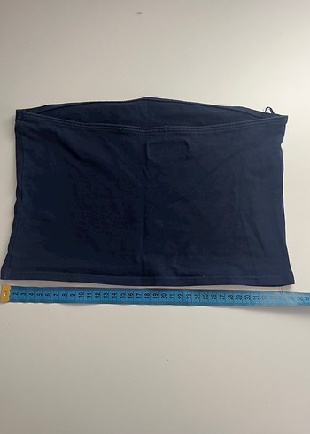 Lefties Lacivert Staplez Crop Top - Görsel 2