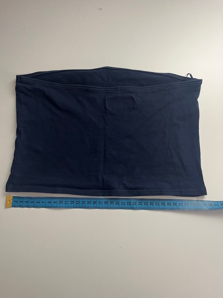 Lefties Lacivert Staplez Crop Top - Görsel 2