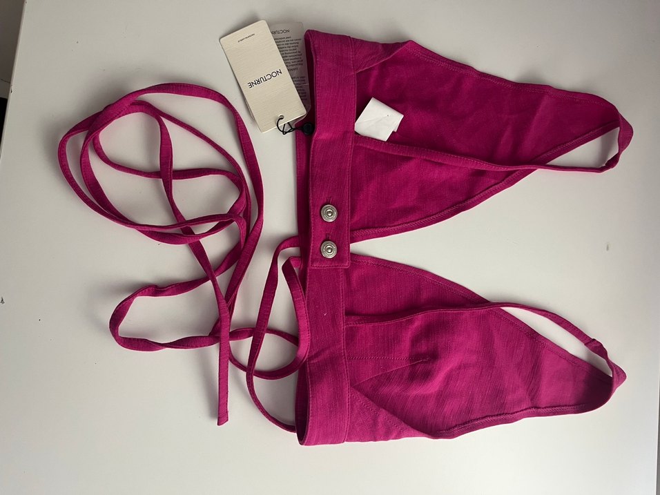 Nocturne Pembe İpli Crop Top - Görsel 2