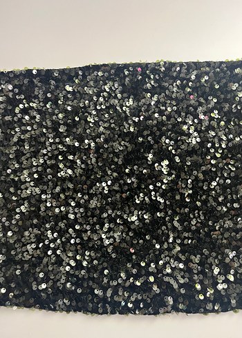 H&M Haki Pullu Straplez Crop Top - Görsel 2