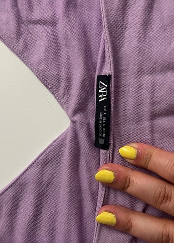 Zara Lila Askılı Üst - Görsel 5