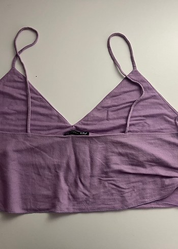 Zara Lila Askılı Üst - Görsel 4