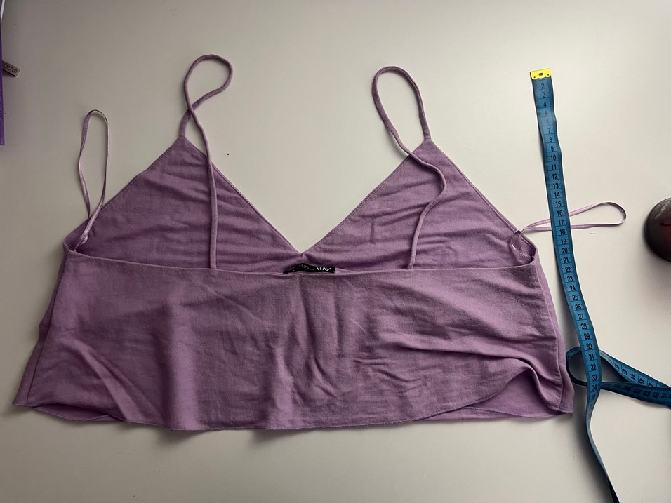 Zara Lila Askılı Üst - Görsel 4