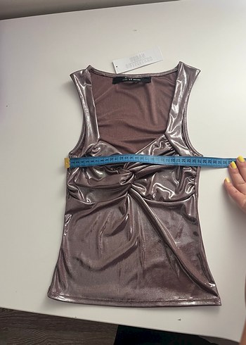 Urban Outfitters Parlak Bluz - Görsel 3