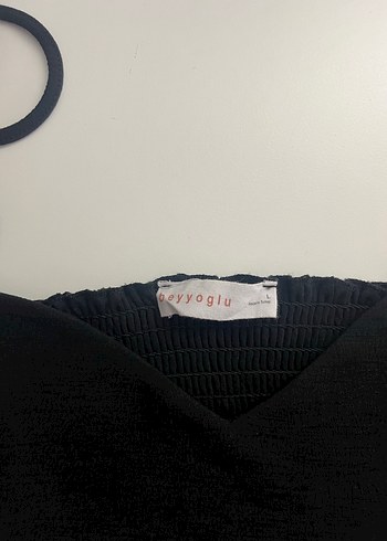 Beyyoğlu Siyah Askılı Crop Top - Görsel 2