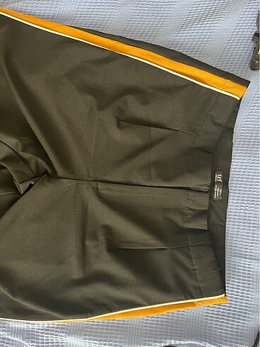 xl Beden siyah Renk Zara Sarı Şeritli Pantalon
