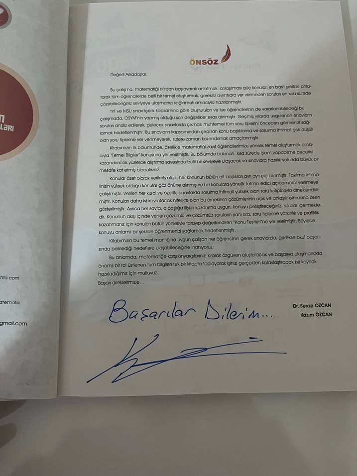 Sıfırdan Sonsuza Matematik TYT Kitabı - Görsel 3