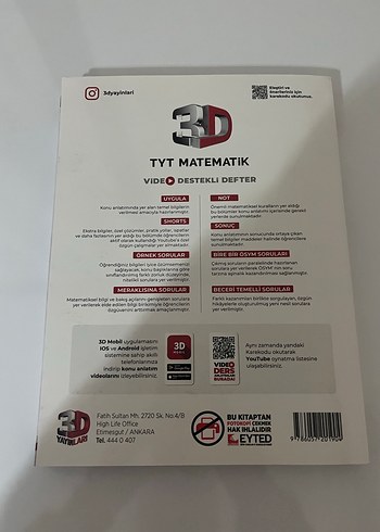 TYT Matematik 3D Videolu Defter - Görsel 2