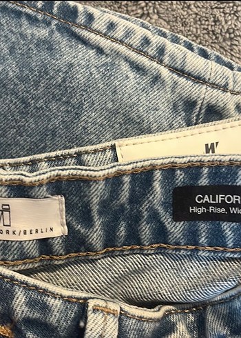 36 Beden Mavi California kot pantolon