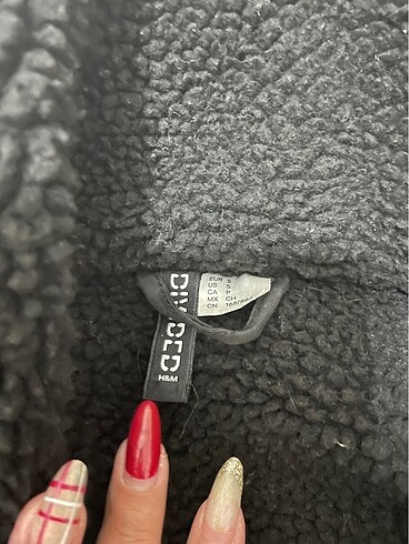 s Beden H&M siyah mont