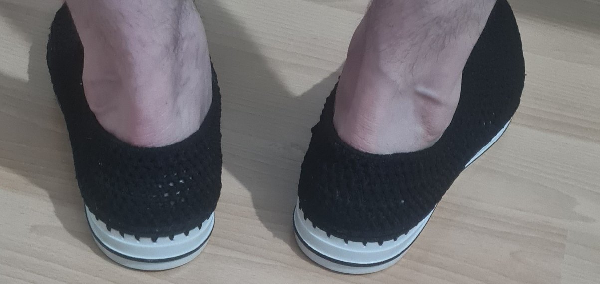 El Örgüsü Siyah Erkek Ayakkabı 43 numara siyah - Görsel 4