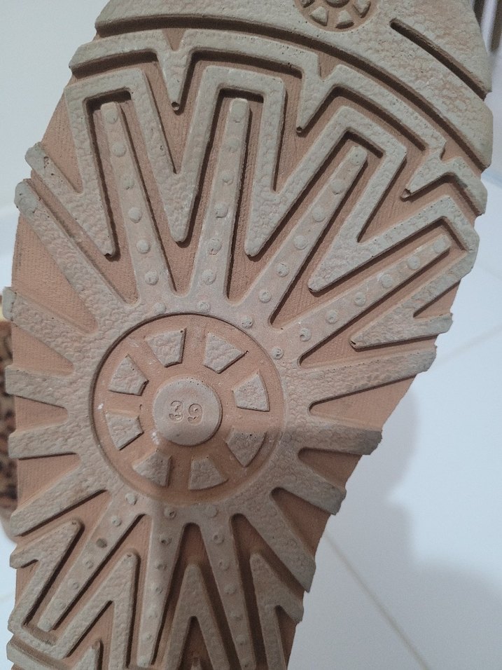 Kürklü Leopar Desenli Kadın Süet Bot - Görsel 3