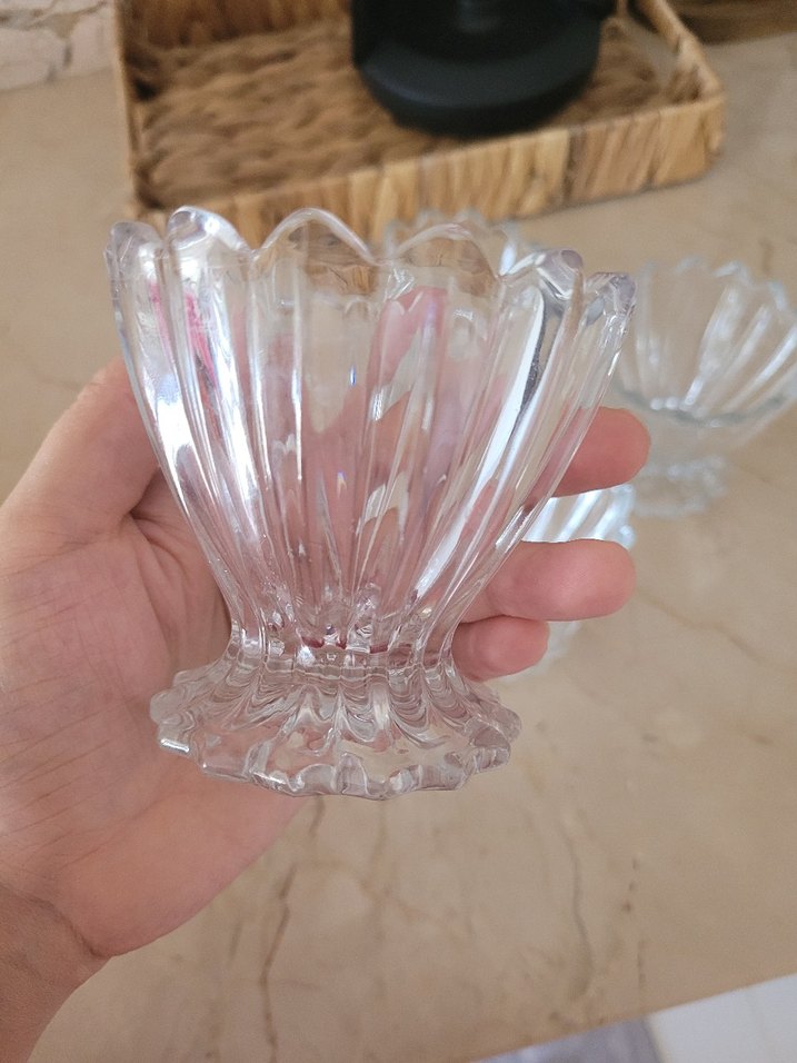 Şeffaf Cam Kase Seti - Görsel 3