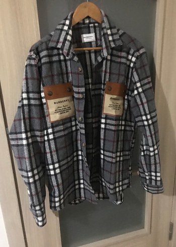 Burberry Gri Kareli Erkek Gömlek - Görsel 3
