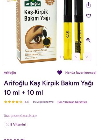 Arifoğlu kaş ve kirpik yağı - Görsel 3