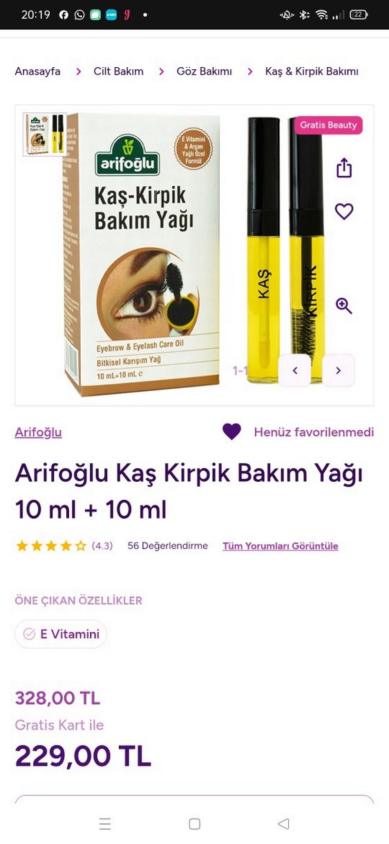 Arifoğlu kaş ve kirpik yağı - Görsel 3