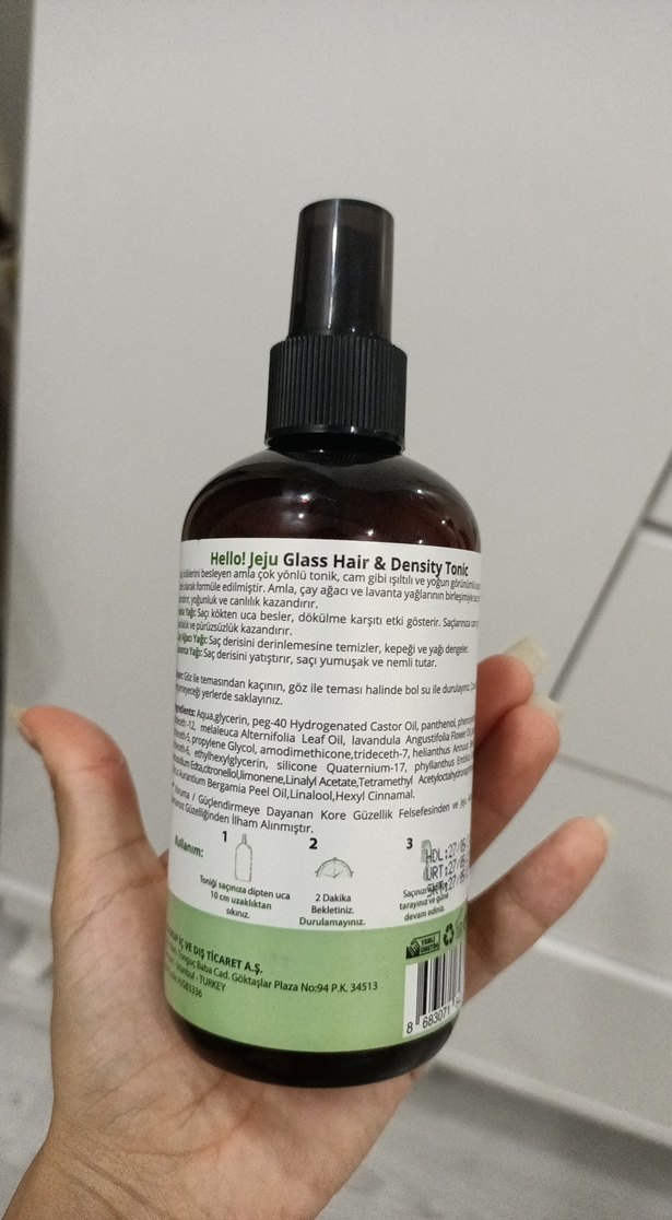 Hello Jeju Amla Saç uzatma Toniği 250 ml - Görsel 2