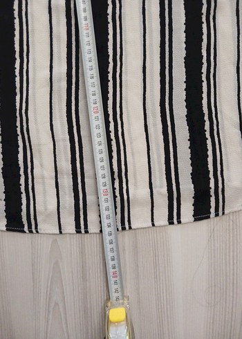 Gri Çizgili Kadın Uzun Tulum - Görsel 8