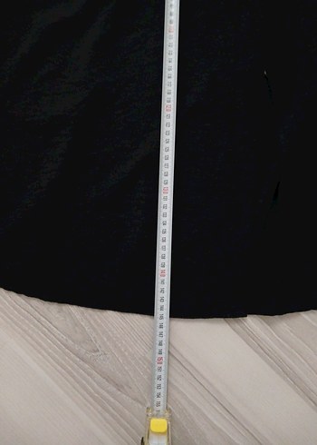 Uzun Siyah aerobin ferace Yüksek Yaka, Salaş Kesim - Görsel 8