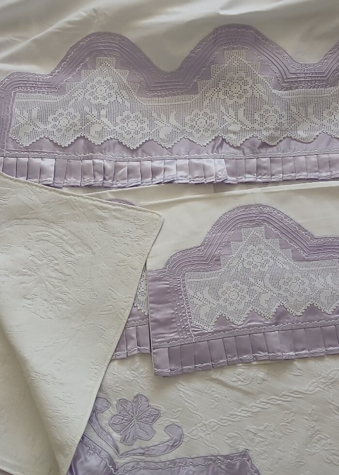 El işi pike dantel takımı - Görsel 2