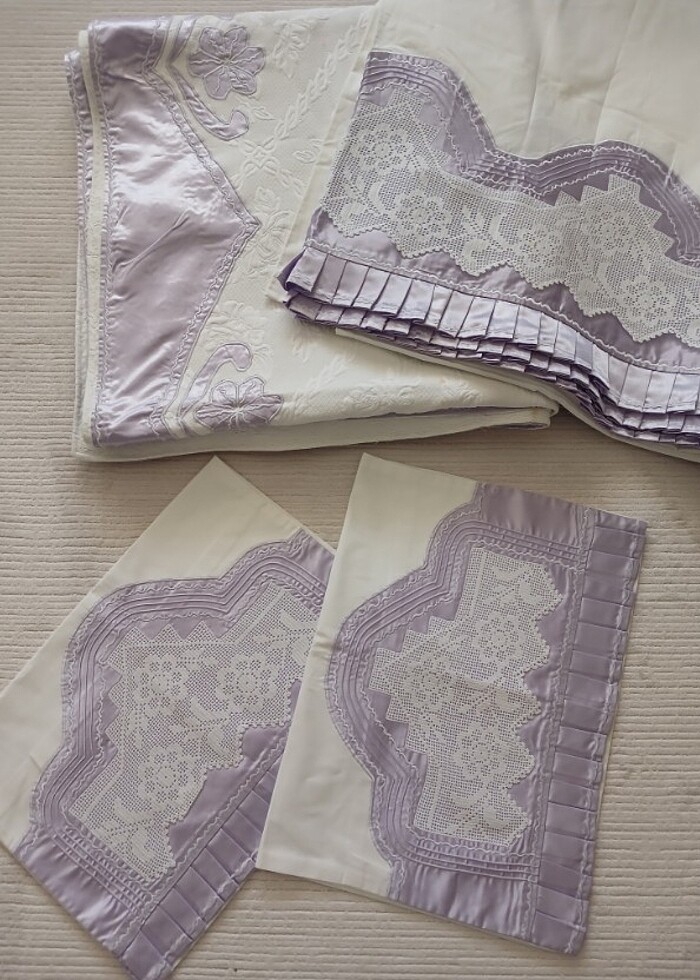 El işi pike dantel takımı - Görsel 4