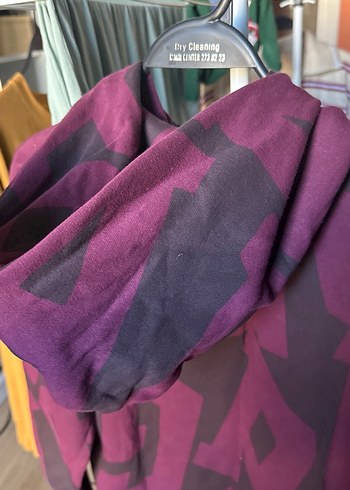 Mor Baskılı GAP Sweatshirt Kapüşonlu - Görsel 4