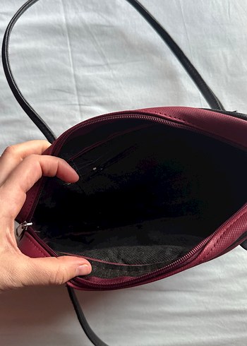 Bordo kol çantası - Görsel 2