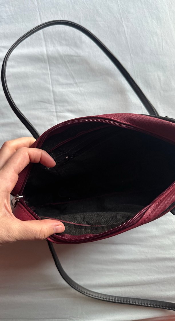 Bordo kol çantası - Görsel 2