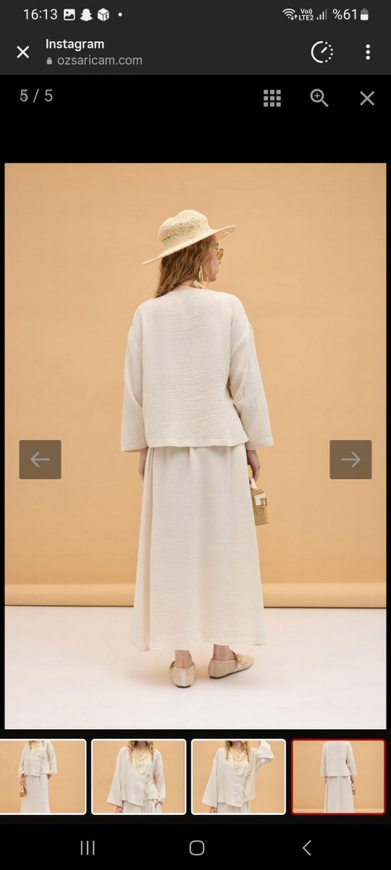 Müslim etekli takim - Görsel 2