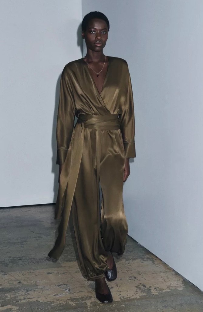 Zw collection saten balon paça tulum - Görsel 3