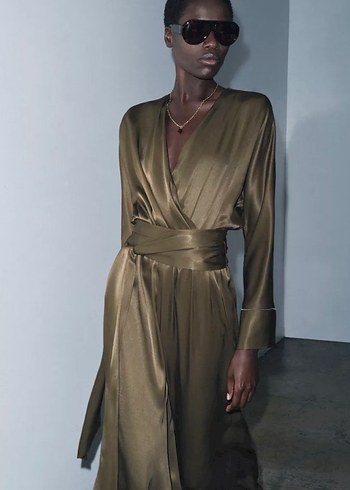 Zw collection saten balon paça tulum - Görsel 4