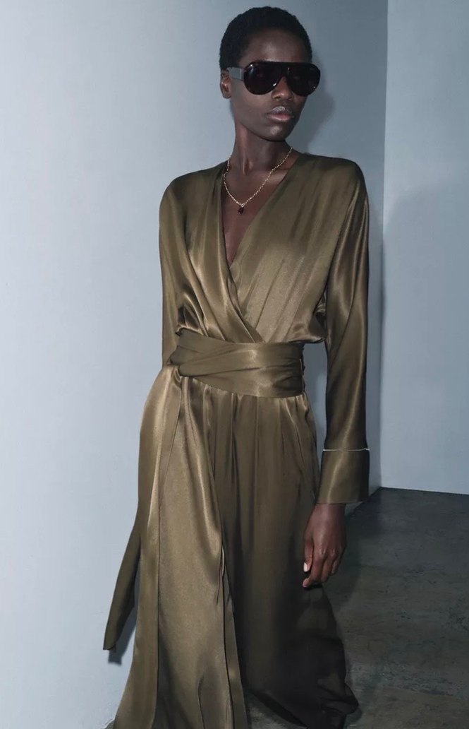 Zw collection saten balon paça tulum - Görsel 4