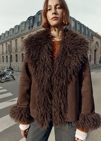 Zw collection çift taraflı suni kürk - Görsel 5