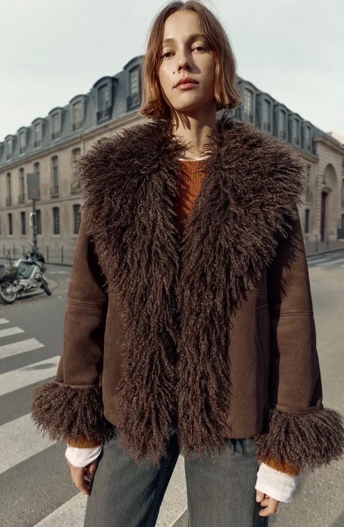 Zw collection çift taraflı suni kürk - Görsel 5