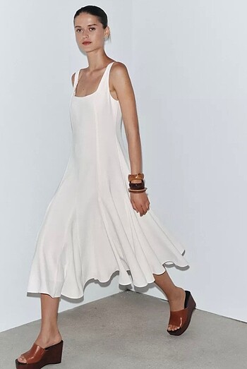 Zw collection midi elbise
