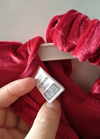 LC Waikiki Bordo elbise