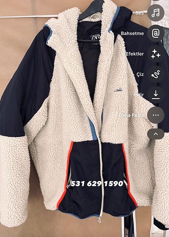 Siyah Kapüşonlu Kadın Kışlık Mont - Görsel 2