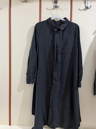 koyu gri tunik